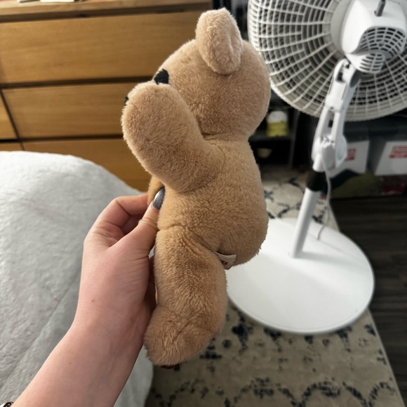 Vintage 1978 KinderGund Teddy Bear Made in Korea Beige Tan Plush 12" - Picture 4 of 8